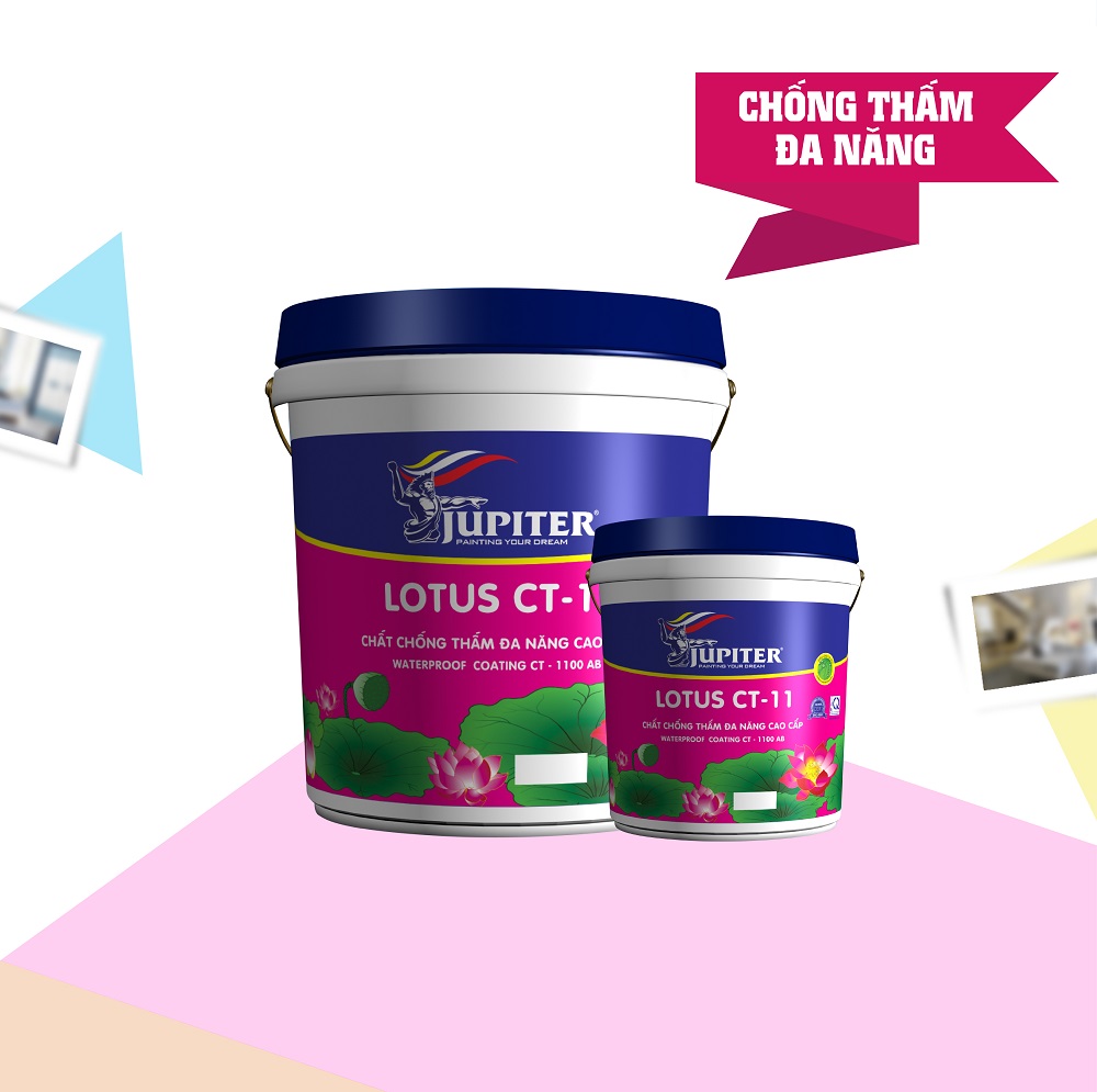 Sơn chống thấm Jupiter | Thương hiệu sơn tốt nhất hiện nay